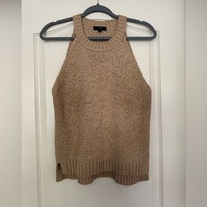 J. Crew High-neck sweater-tank